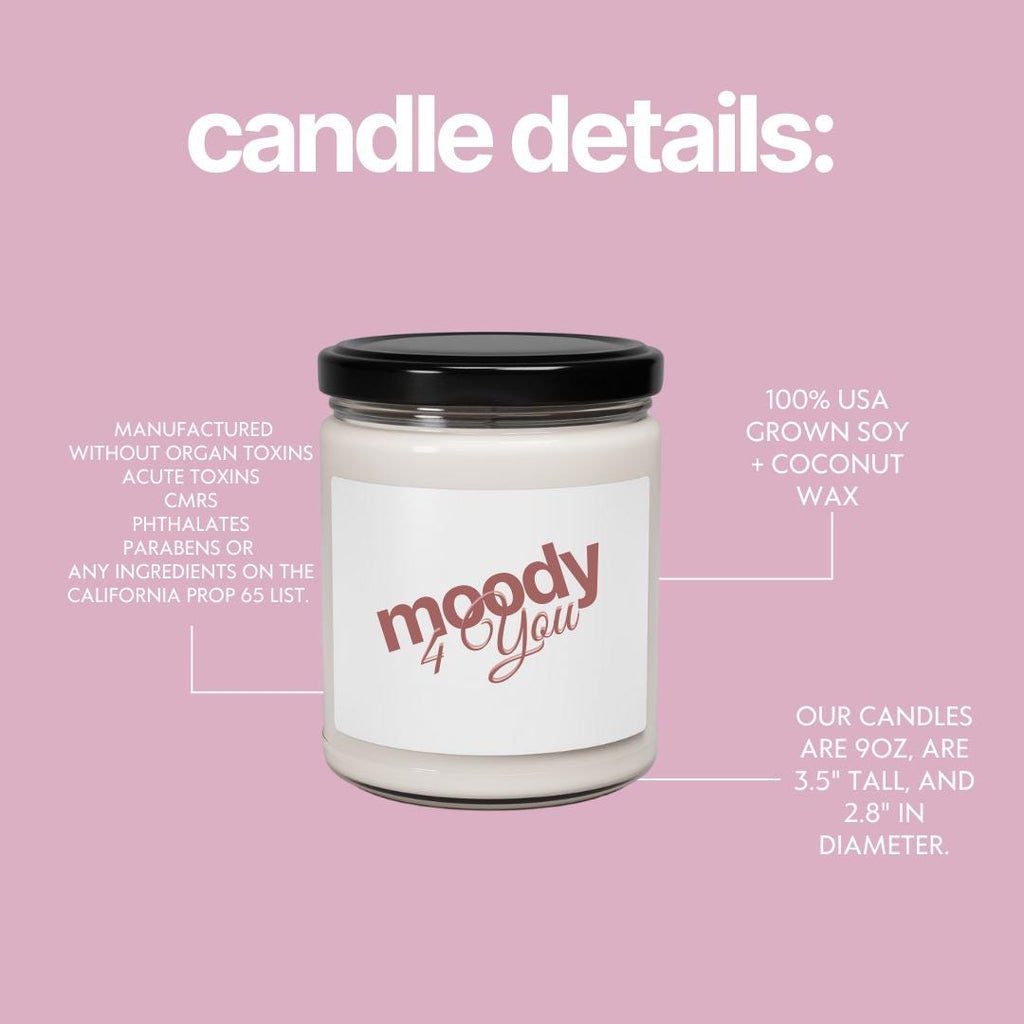 Engagement Gift Candle, Vegan Soy Coconut Blend, USA Grown