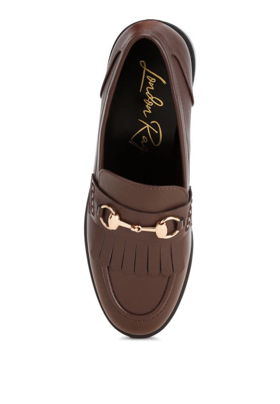 Enola Low Block Heel Loafers