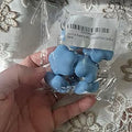 6pcs Star Shaped Duvet Pins Clips Comforter Holder Double-Sided Blue