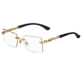 Fashion Retro Frameless UV400 Sun Protection Outdoor Sunglasses