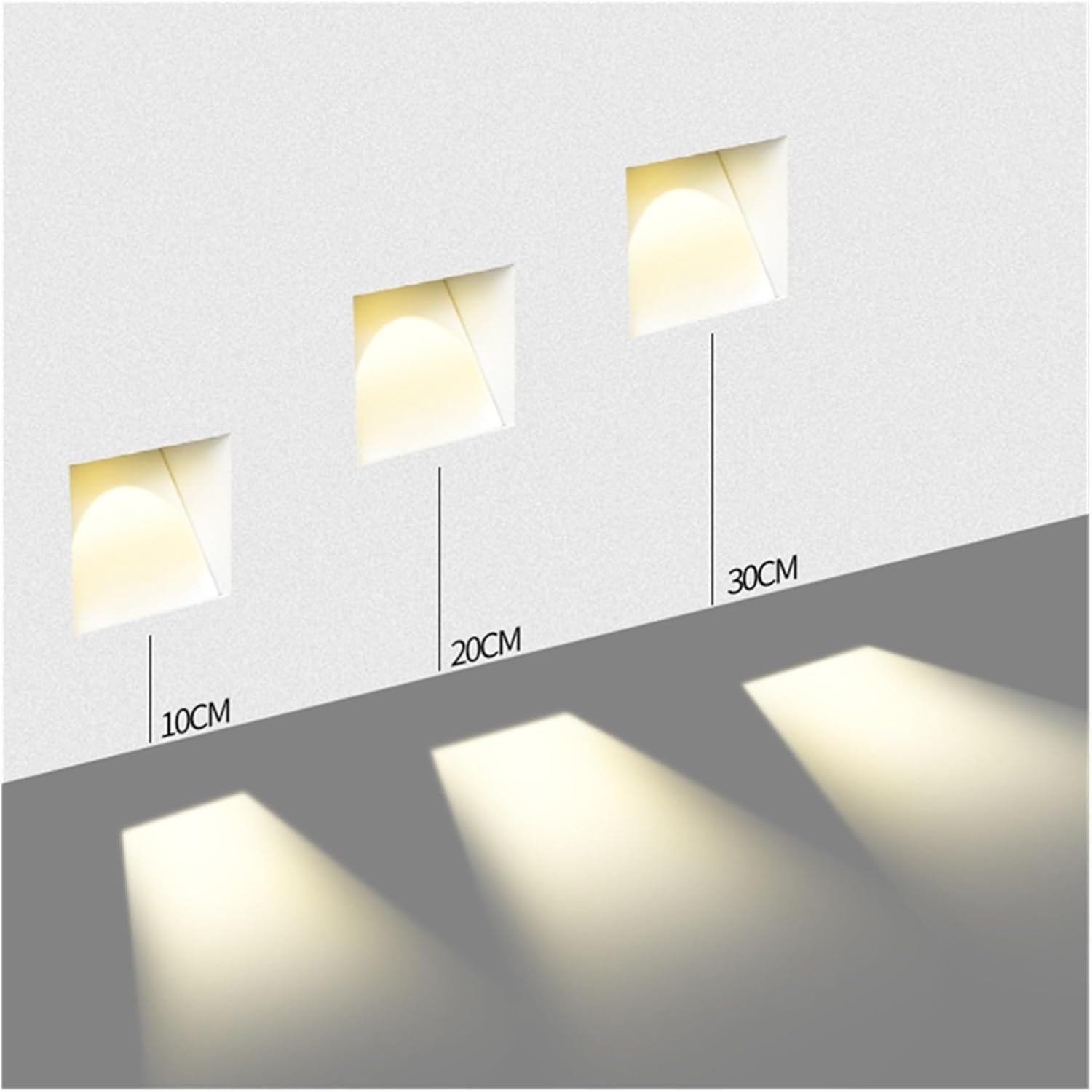 Nordic Frameless Stair LED Wall Light Stainless Steel Sensor Indoor