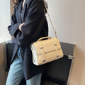 Women's Minimalist Crossbody Shoulder Bag - Versatile PU Leather Handbag with Multiple Compartments