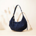 Women's High-Capacity Crossbody Bag – Matte Cowhide Leather Shoulder Bag