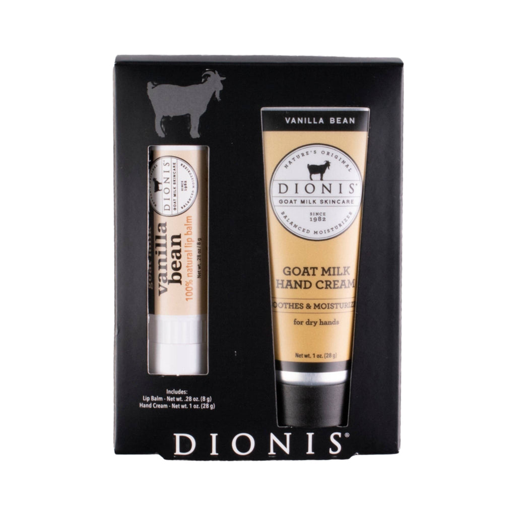 Dionis Vanilla Bean Goat Milk Lip & Hand Set