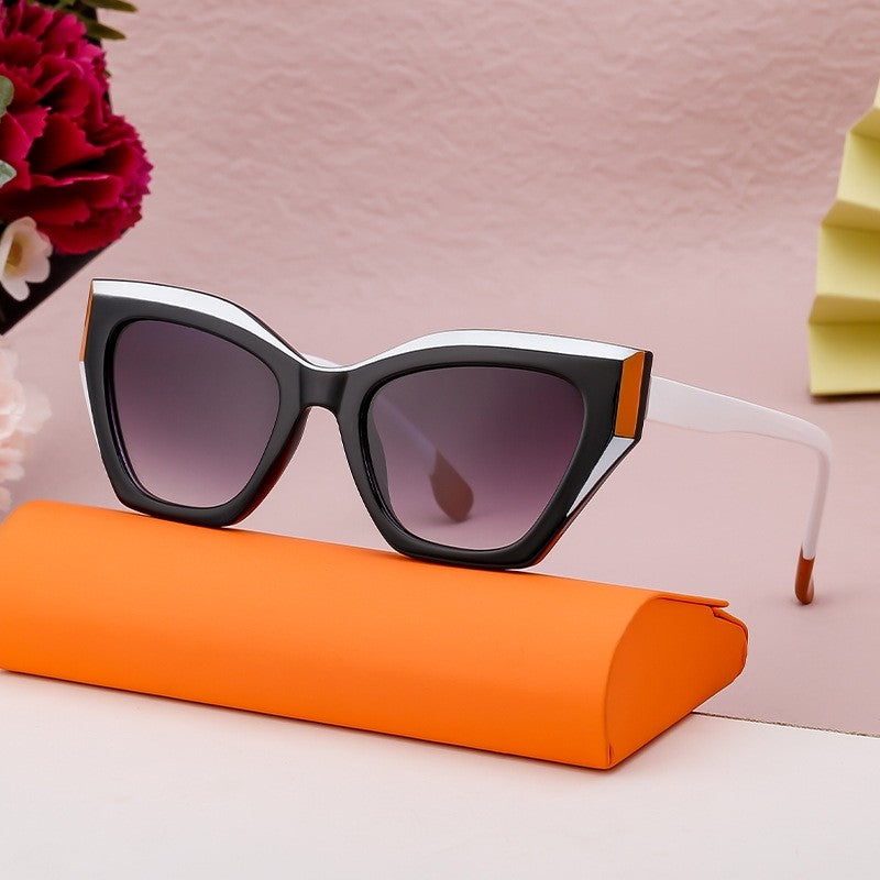 Fashion Eye Cat Full Frame Outdoor UV400 Sun Protection Eyewear Sunglasses