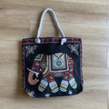 Stylish Embroidered Oversized Shoulder Bag