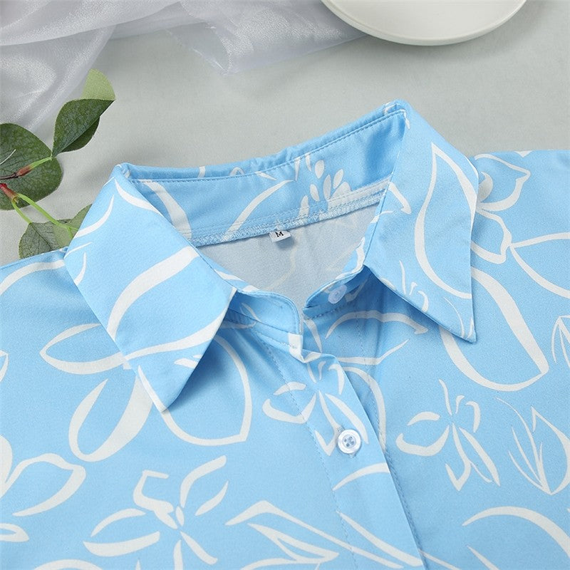 Floral Print Women's Cozy Pajama Set
