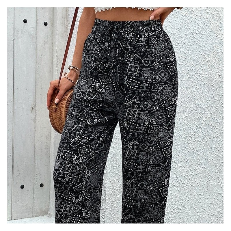 Stylish Printed Skinny Jeans for a Casual and Versatile Look