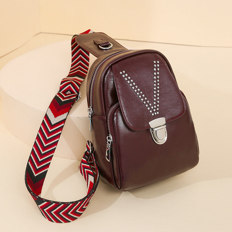 Women's Soft Leather Crossbody Shoulder Bag - Casual All-Match PU Leather Handbag