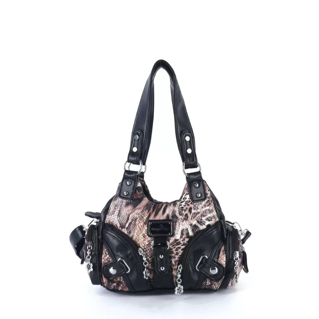 Leopard Print One-Shoulder Crossbody Bag - Women's Fashion Shoulder Bag with Adjustable Strap