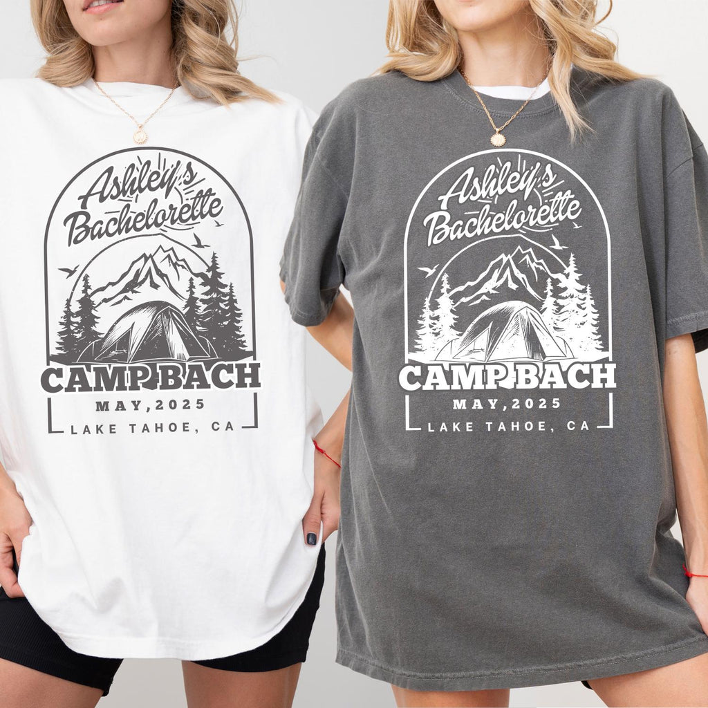 Custom Camp Bachelorette Shirts