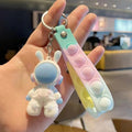 Chic Cartoon-Shaped Keychain Bag Charm