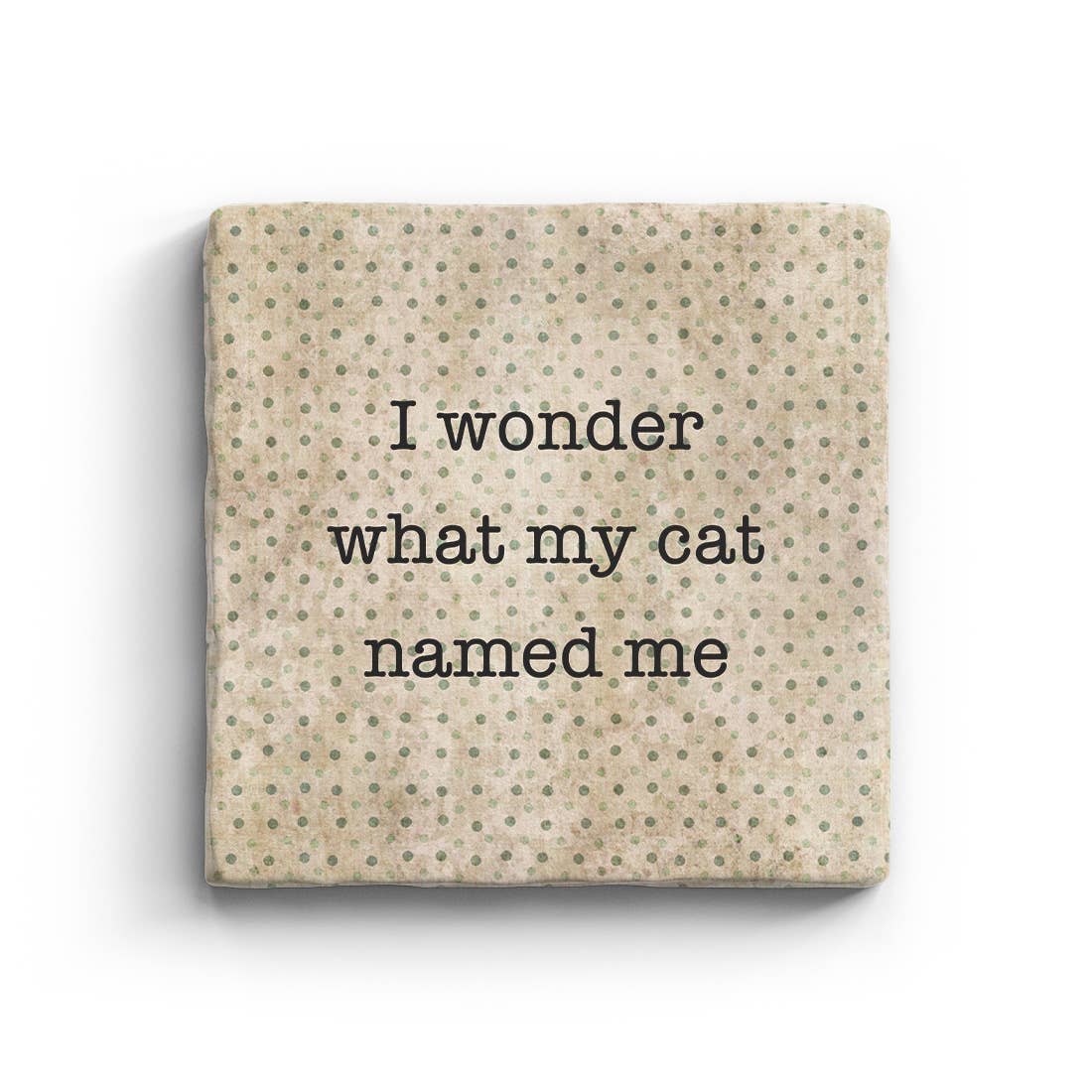Cat Named Me - Marble Coaster
