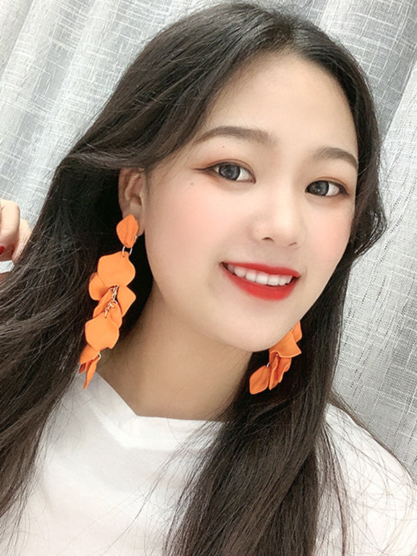 Chic Tasseled Acrylic Earrings