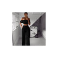 One-Shoulder Jumpsuit with Wide Leg Pants