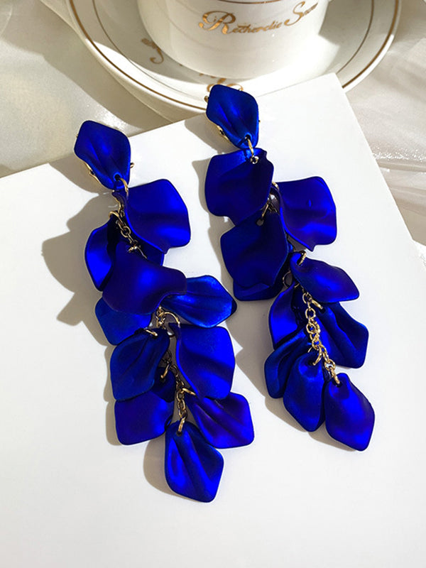 Trendy Tasseled Acrylic Earrings 闂傚倷鑳堕崑銊╁磿婵犳艾绠紒瀣垫厂shionable Accessories for Women