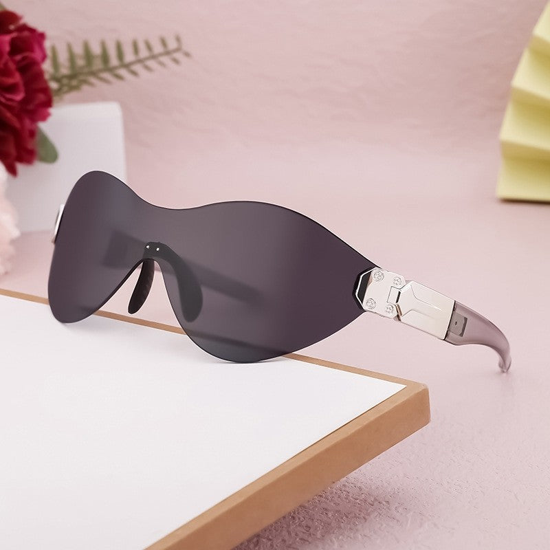 Fashion Frameless Sports Riding UV400 Sun Protection Outdoor Eyewear Sunglasses