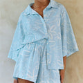 Floral Print Women's Cozy Pajama Set
