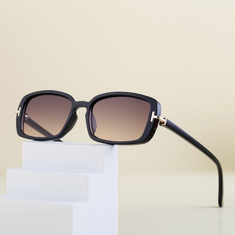Unisex Fashion T-Shaped Small Square Sunglasses