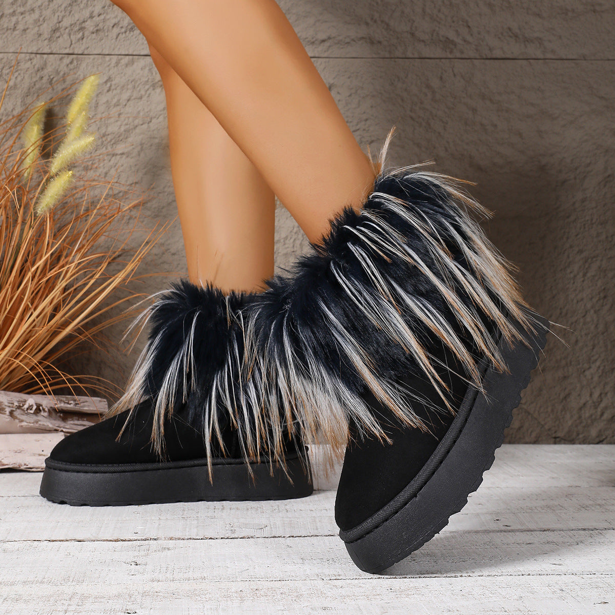 Women's Insulated Snow Boots | Fleece Lined, Thick Rubber Sole, Warm Winter Boots
