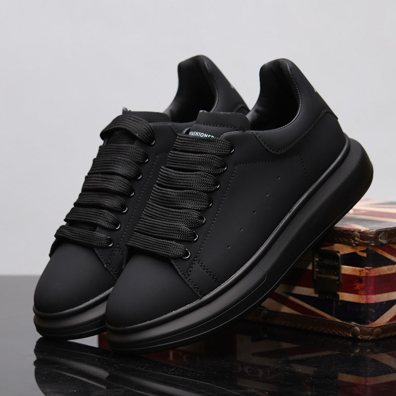 Korean Style Minimalist Sneakers for Men & Women – Microfiber Low-Cut Casual Shoes