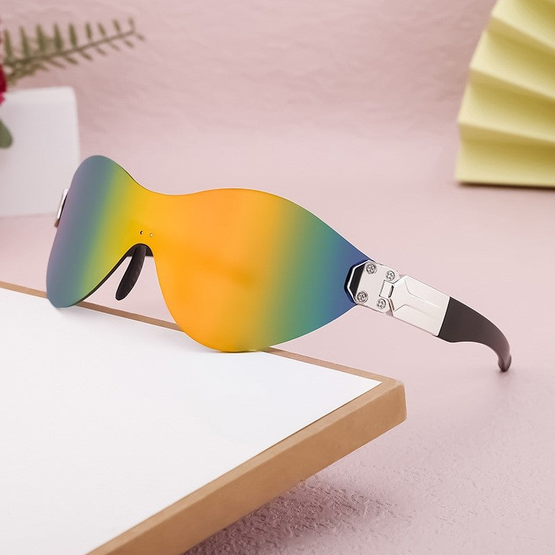 Fashion Frameless Sports Riding UV400 Sun Protection Outdoor Eyewear Sunglasses