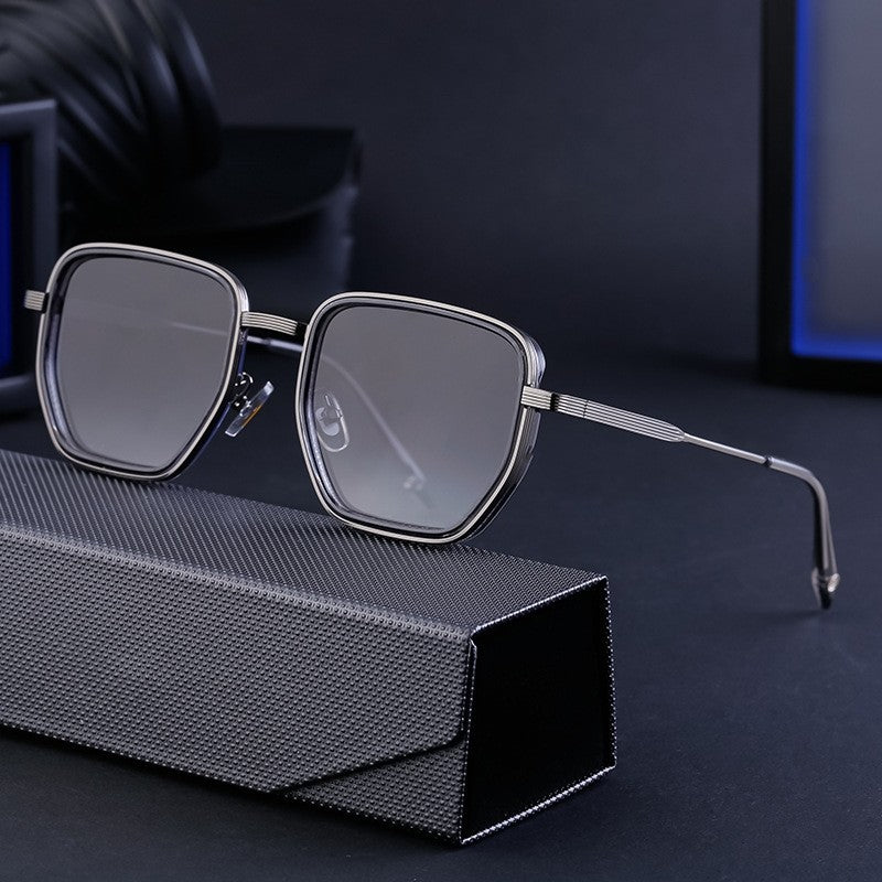 Men's Outdoor Fashion Retro Box Sunglasses