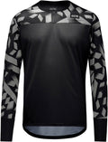 Gorewear Trail KPR Daily Long Sleeve Jersey - Black/Lab Gray Men's Large