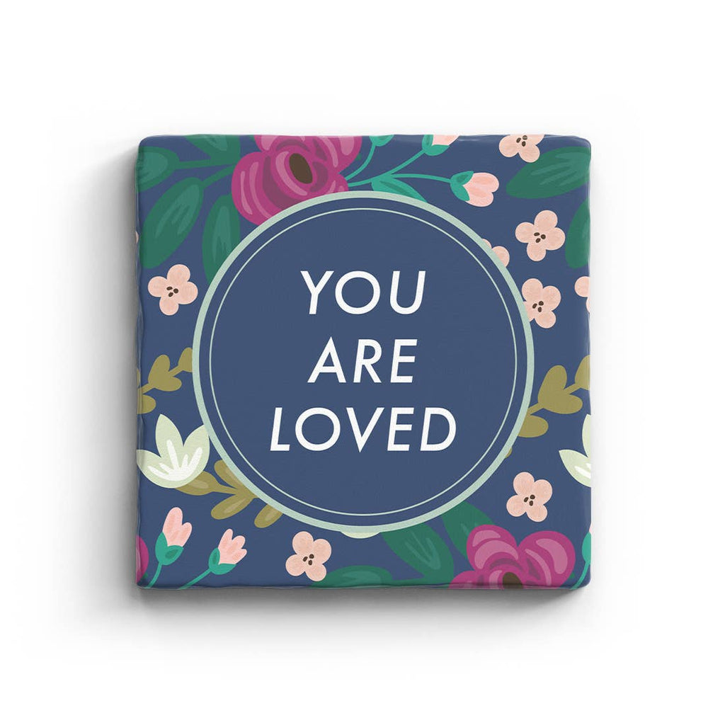 You Are Loved Marble Coaster