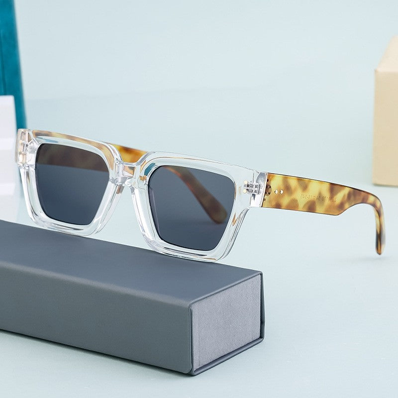 Men's Fashion Retro Box Sunscreen Sunglasses