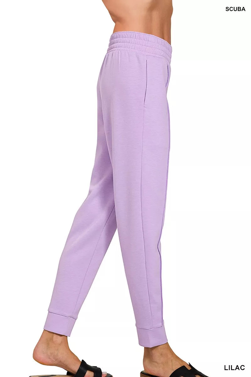 I am a Fashion Junky Scuba Mock Neck Sweatshirt and Joggers Set