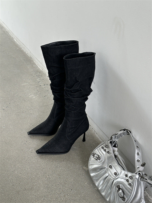 Stilettos Pointed-Toe Boots