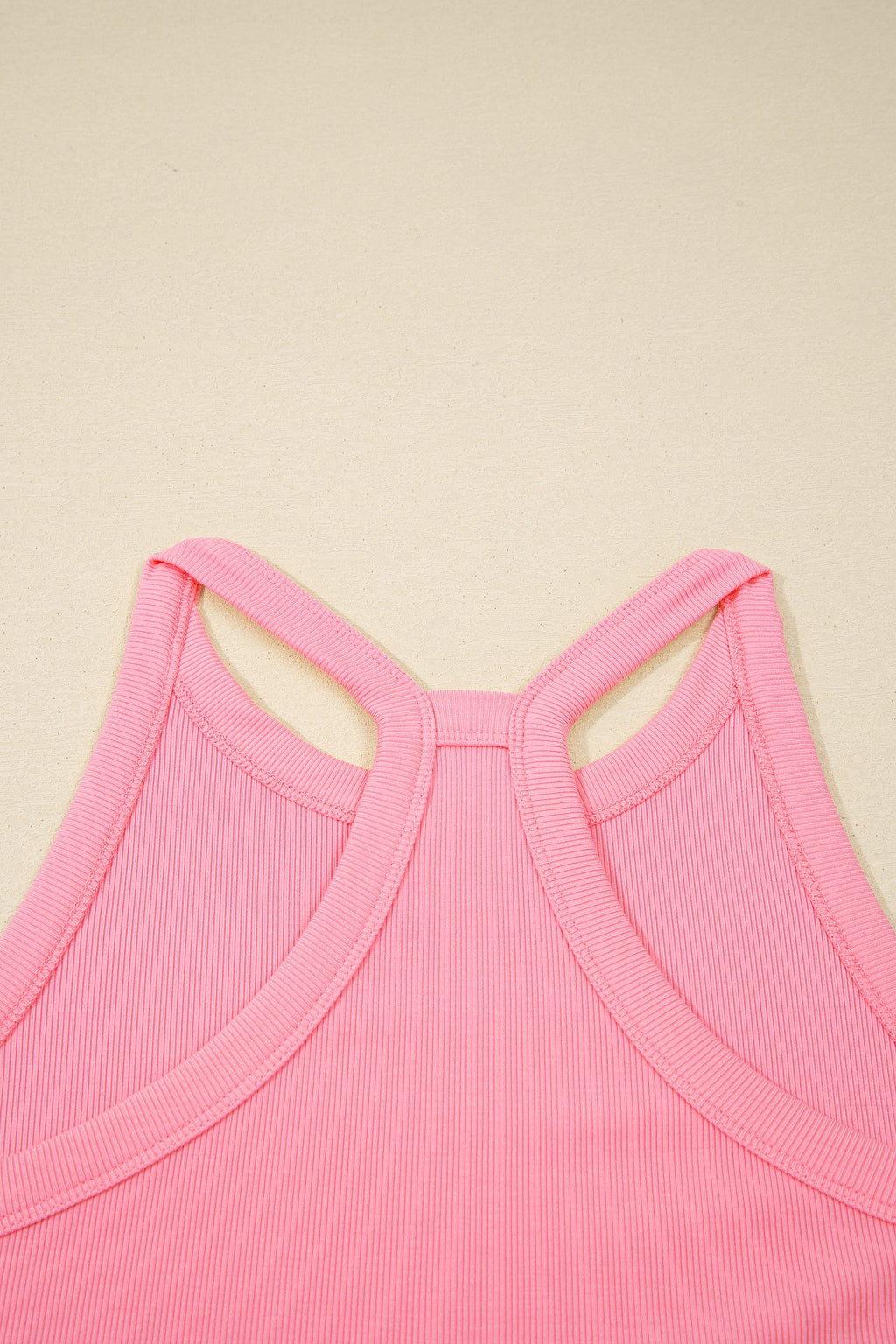 Sachet Pink Slim Tank Top Elastic Waist Mini Skort 2pcs Outfit