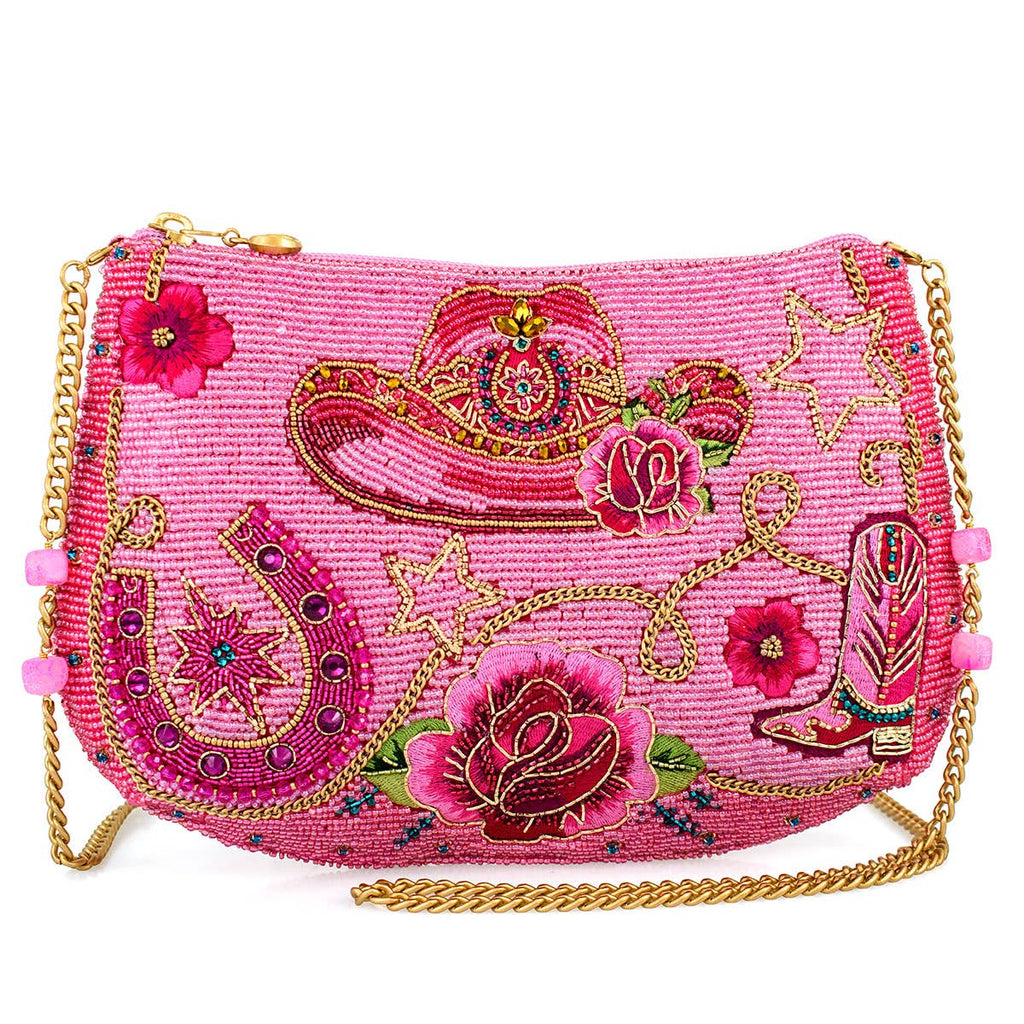 Mary Frances Rodeo Drive Beaded Crossbody Handbag