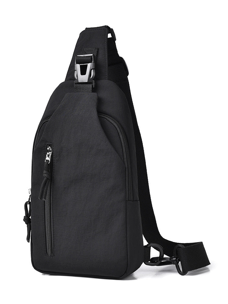 Women's Nylon Crossbody Bag – Compact Chest Pack | Casual Streetwear Shoulder Bag