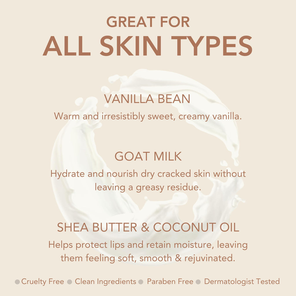 Dionis Vanilla Bean Goat Milk Lip & Hand Set