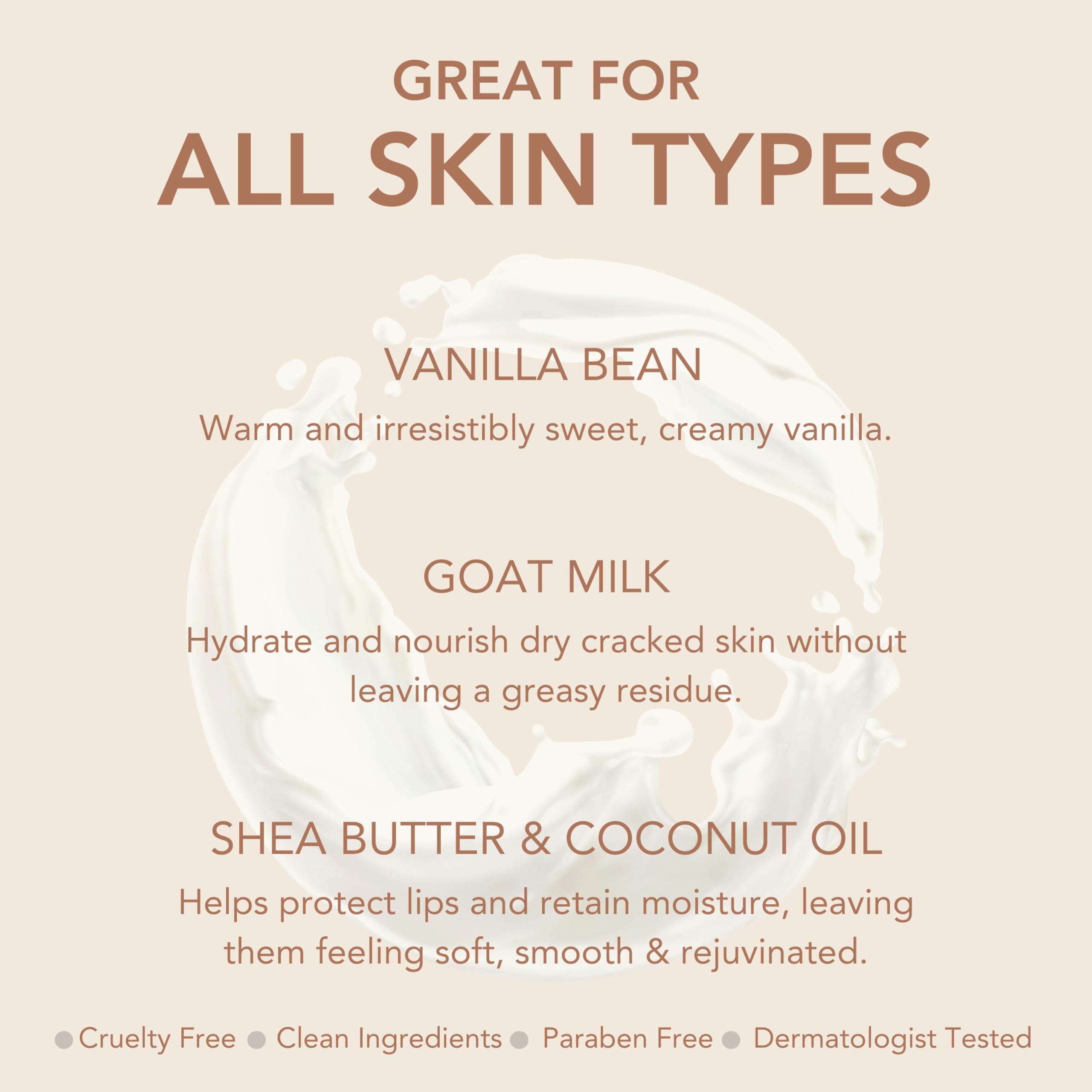 Dionis Vanilla Bean Goat Milk Lip & Hand Set