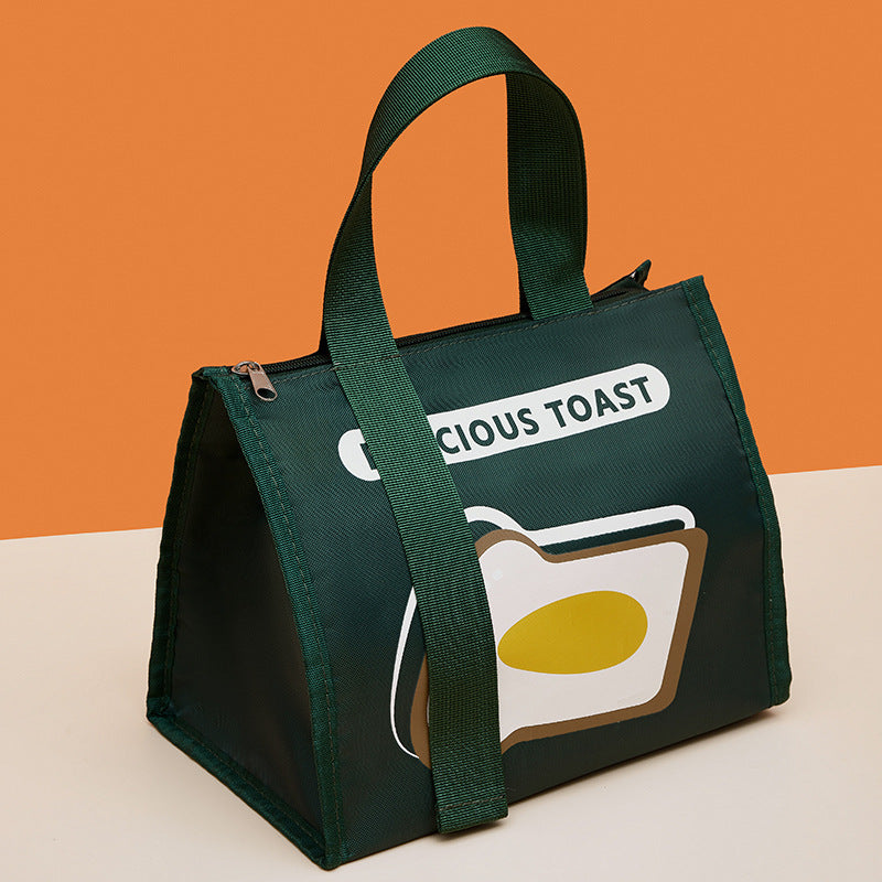 Thickened French-Style Maillard Insulated Lunch Bag