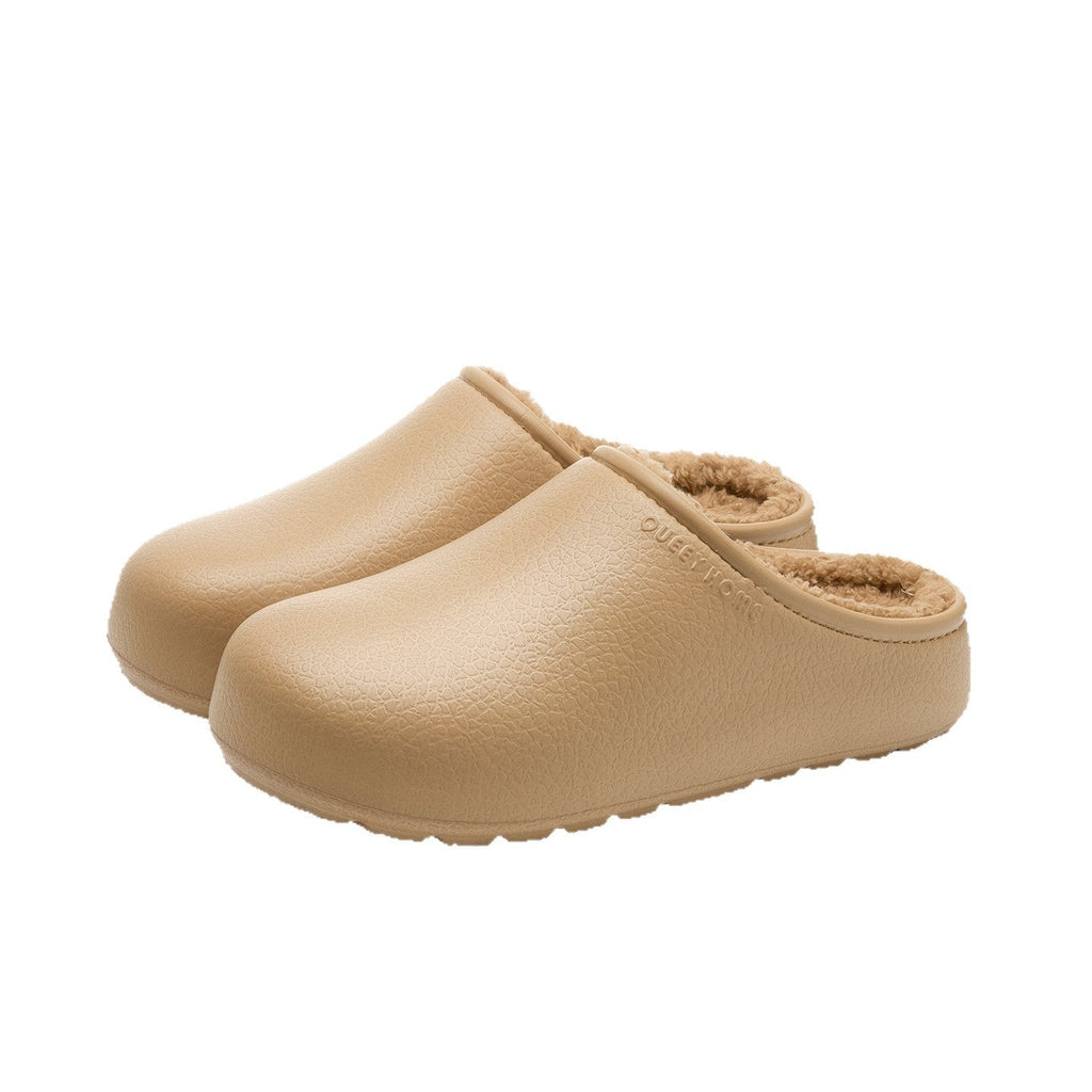 Fleece-Lined Waterproof Slippers