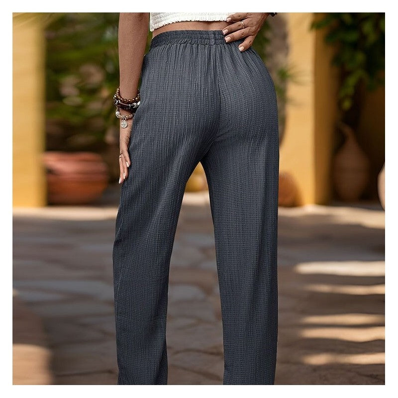Stylish Slim Fit Solid Color Jeans