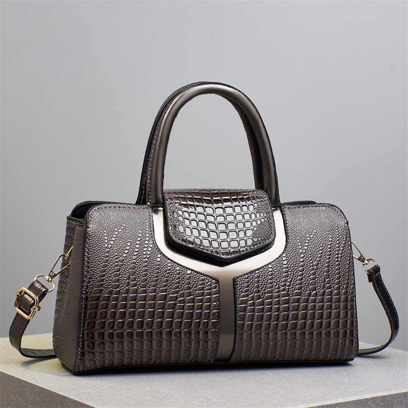 Large Capacity Women's Tote Crossbody Shoulder Bag – PU Leather Commuter Handbag