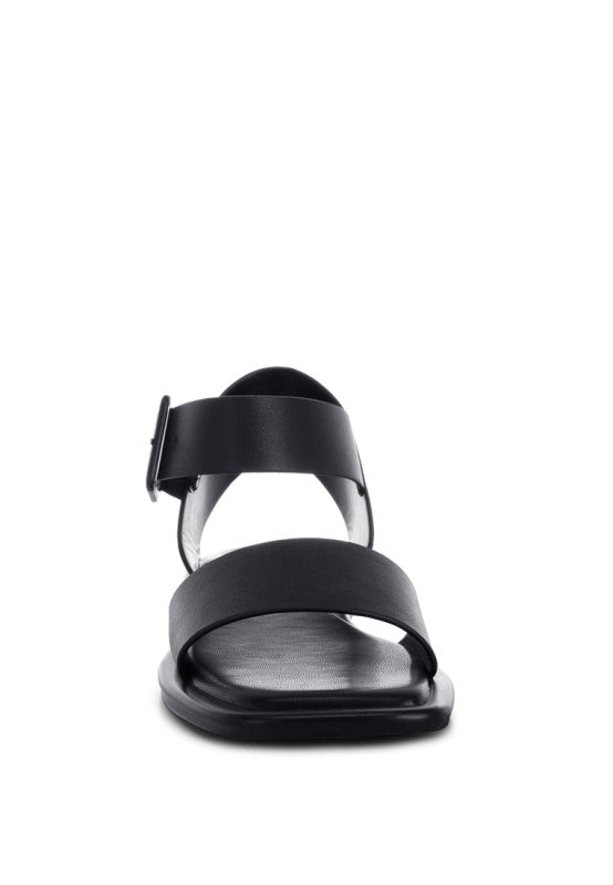 Tayana Chunky Buckle Strap Flats