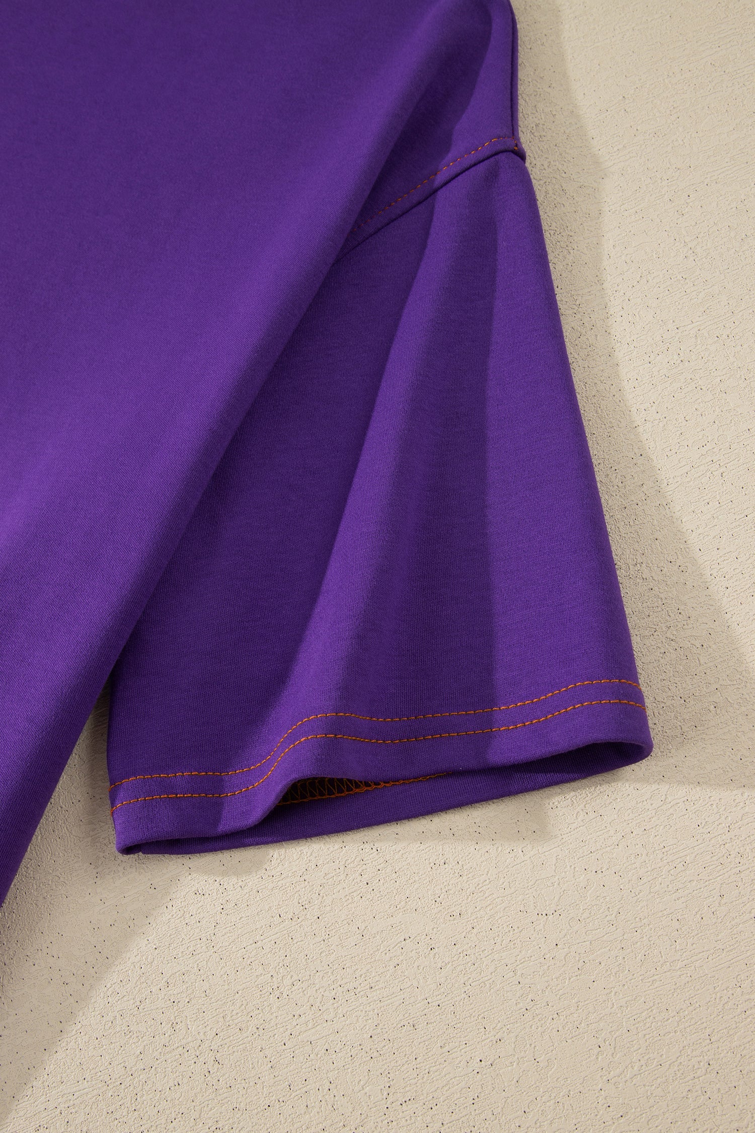 Tillandsia Purple Reversible Contrast-Stitched T-Shirt