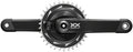 SRAM XX SL Eagle T-Type AXS Power Meter Crankset - 175mm 12-Speed 34t Chainring DM Thread Mount DUB Spindle Interface BLK