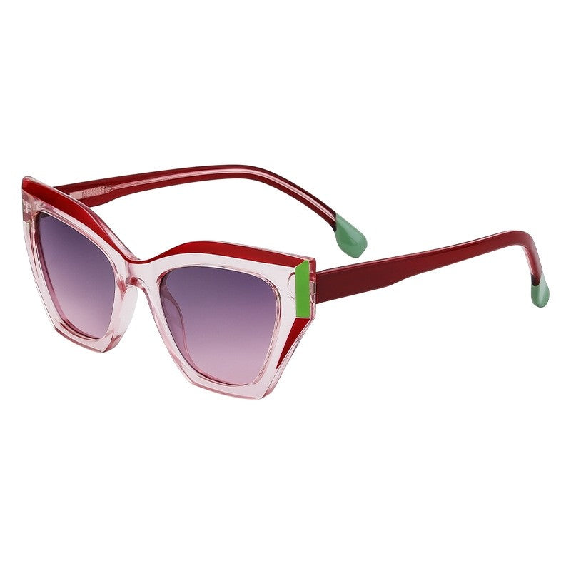Fashion Eye Cat Full Frame Outdoor UV400 Sun Protection Eyewear Sunglasses