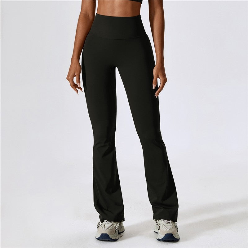 Slightly Flared High-Waisted Casual Sweatpants