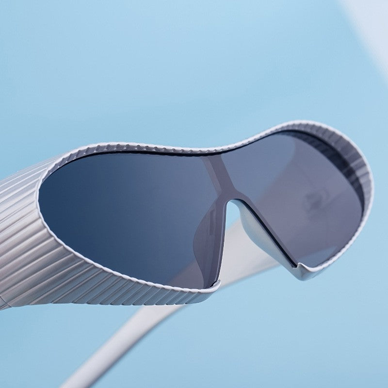 Men's Fashion Sports One Piece Alien Sunglasses