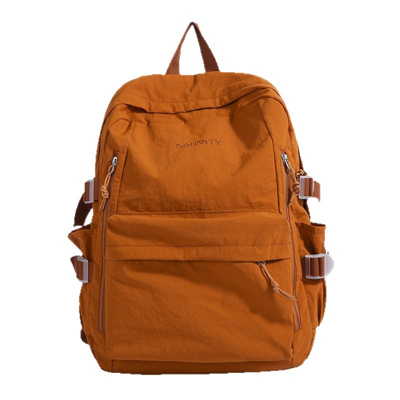 Women's Large Capacity Nylon Backpack – Minimalist Casual Travel Bag