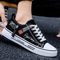 Men's Breathable Canvas Sneakers | Lace-Up Casual Shoes