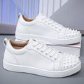 Men's Casual Sneakers - Stylish Low-Top Lace-Up Shoes for Spring & Summer